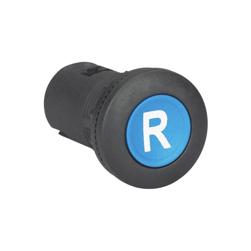 1 pcs - Allen Bradley 800F Series Blue Reset Push Button Head, 22mm Cutout, IP65