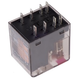 1 pcs - TE Connectivity Plug In Power Relay, 230V ac Coil, 12A Switching Current, DPDT