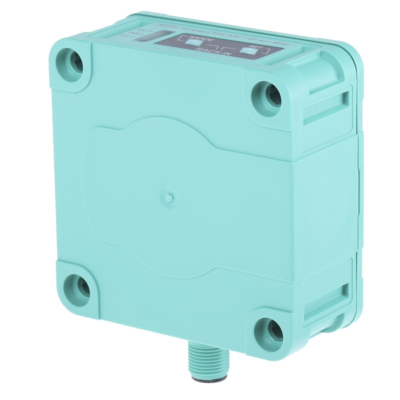 1 pcs - Pepperl + Fuchs Ultrasonic Block-Style Proximity Sensor, 60 - 2000 mm Detection, PNP Output, 10 - 30 V