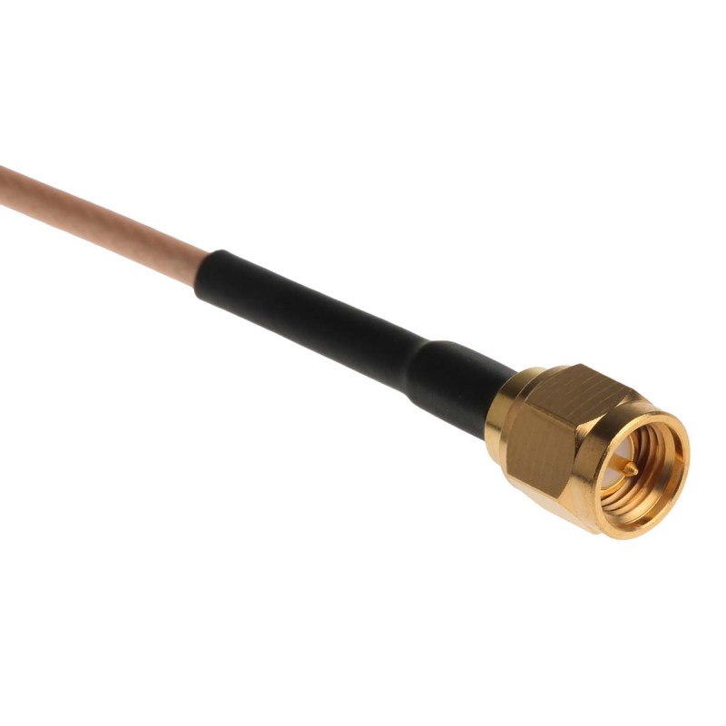1 pcs - Cinch 415 Series Male SMA to Male SMA Coaxial Cable, 150mm, RG316 Coaxial, Terminated