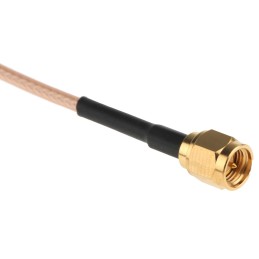 1 pcs - Cinch 415 Series Male SMA to Male SMA Coaxial Cable, 150mm, RG316 Coaxial, Terminated