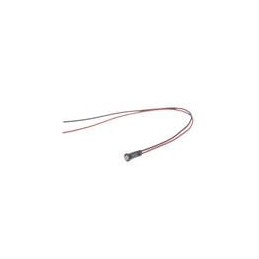 10 pcs : 558-0803-023F - LED Panel Mount Indicators Blue Panel Mount 6in lead, PVC Free