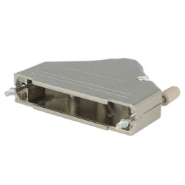 1 pcs - MH Connectors MHDTZK Series Zinc D Sub Backshell, 37 Way, Strain Relief