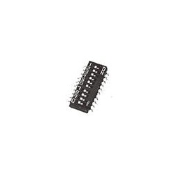 10 pcs : CHS-04B1 - DIP Switches/SIP Switches smd slide 4 pos., gull wing, non-washable without seal tape