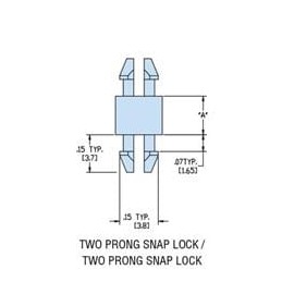 10 pcs : 10286F - Standoffs & Spacers HMSPDLN-06 V-0 NATURAL