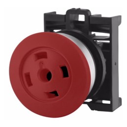 1 pcs - Eaton RMQ Titan M22 Series Red Momentary Push Button Head, 22mm Cutout, IP67