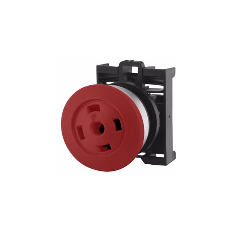 1 pcs - Eaton RMQ Titan M22 Series Red Momentary Push Button Head, 22mm Cutout, IP67