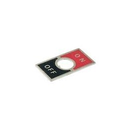 10 pcs : AT211 - Switch Fixings 6MM ON-OFF PLATE