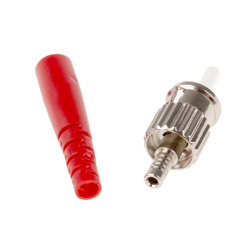 1 pcs - RS PRO, ST, PC Multimode Simplex Fibre Optic Connector 127μm Fibre Size, 0.3dB Insertion Loss