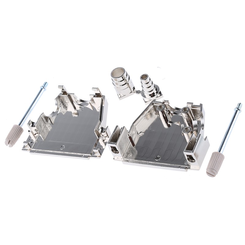 1 pcs - MH Connectors MHDSSK-T/M Series ABS Angled, Straight D Sub Backshell, 25 Way, Strain Relief