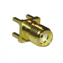 1 pcs - Amphenol RF, jack PCB Mount SMA Connector, 50Ω, Solder Termination, Straight Body