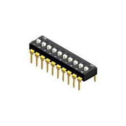 10 pcs : NDI-06H-V - DIP Switches/SIP Switches Dip switch Through Hole Type