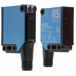 1 pcs - RS PRO Through Beam Photoelectric Sensor, Block Sensor, 20 m Detection Range