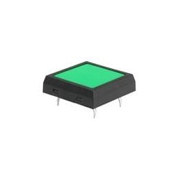 10 pcs : JF15SP1F - Tactile Switches SPST SQ/SQ GREEN