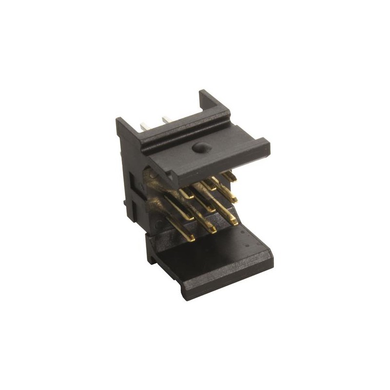 1 pcs - HARTING Har-Modular Series Straight PCB Header, 9 Contact(s), 2.54mm Pitch, 3 Row(s)