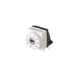 10 pcs : RDS2-10S-1012-RA-254-D-67 - DIP Switches/SIP Switches 10 Position Through Hole 2.54 mm Pitch IP67 Right Angle Flush Arr