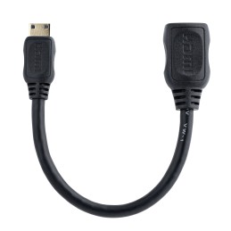 1 pcs - StarTech.com 4K @ 30Hz HDMI 1.4 Female HDMI to Male Mini HDMI Cable, 12.7cm