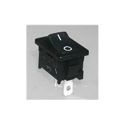 10 pcs : GRB066A02BB2 - Rocker Switches On-Off Rocker Black I/O