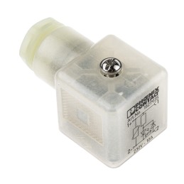1 pcs - Phoenix Contact SACC 3P DIN 43650 A, Female Solenoid Valve Connector with Indicator Light, 240 V Voltage