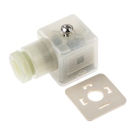 1 pcs - Phoenix Contact SACC 3P DIN 43650 A, Female Solenoid Valve Connector with Indicator Light, 240 V Voltage