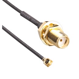 1 pcs - TE Connectivity Female U.FL to Male SMA Coaxial Cable, 200mm, UFL Coaxial, Terminated