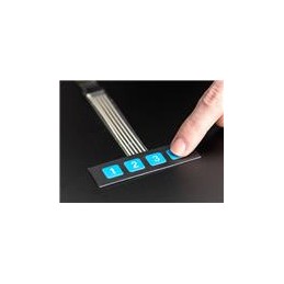 10 pcs : 1332 - Input Devices Membrane 1x4 Keypad