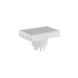 10 pcs : AT3006JB - Switch Bezels / Switch Caps RECT LED CAP WH