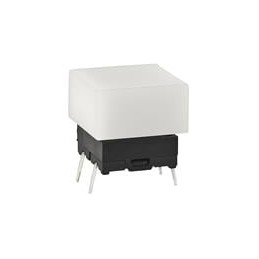 10 pcs : JB15KP-2B - Tactile Switches SPST FLAT WHT CAP