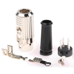 1 pcs - RS PRO 4 Pole Din Plug, 1A, 100 V ac, Push Lock, Male, Cable Mount