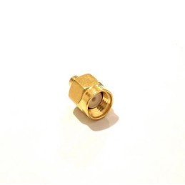 1 pcs - RS PRO, Plug Cable Mount SMA Connector, 50Ω, Solder Termination, Straight Body