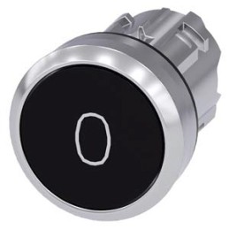 1 pcs - Siemens SIRIUS ACT Series Black Momentary Push Button, 22mm Cutout, IP66, IP67, IP69K