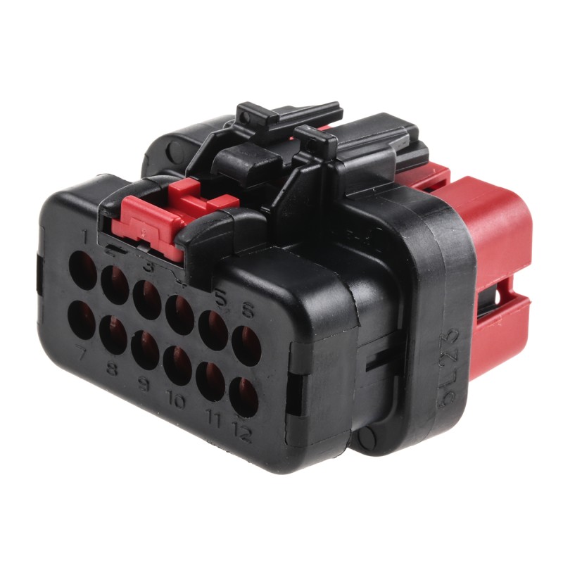 1 pcs - TE Connectivity, AMPSEAL 16 Automotive Connector Socket 12 Way