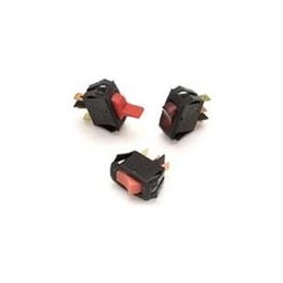 10 pcs : LRA911RS -B/120N - Rocker Switches SP ROCKR OFF-NONE-ON 120V NEON