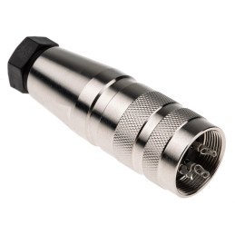 1 pcs - Amphenol Industrial, C 091 D 3 Pole M16 Din Socket, 5A, 300 V ac/dc IP67, Screw On, Female, Cable Mount