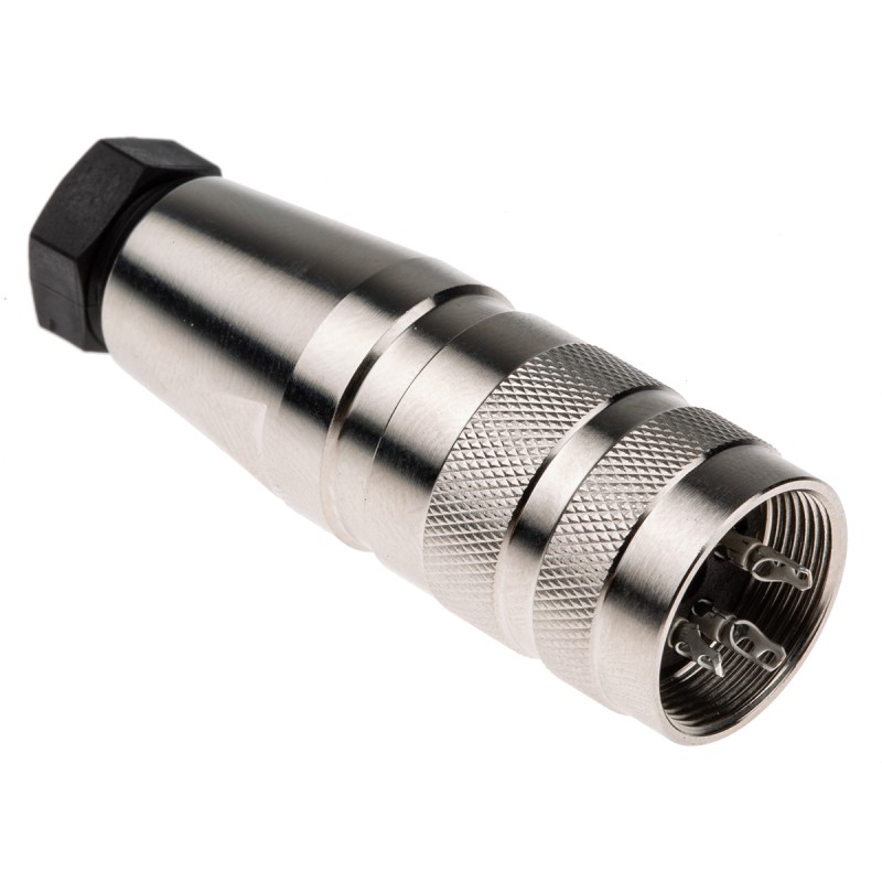 1 pcs - Amphenol Industrial, C 091 D 3 Pole M16 Din Socket, 5A, 300 V ac/dc IP67, Screw On, Female, Cable Mount