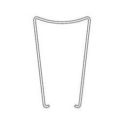 10 pcs : PYMJN-PCB - Relay Sockets & Fixings MJN HOLD DOWN CLIP