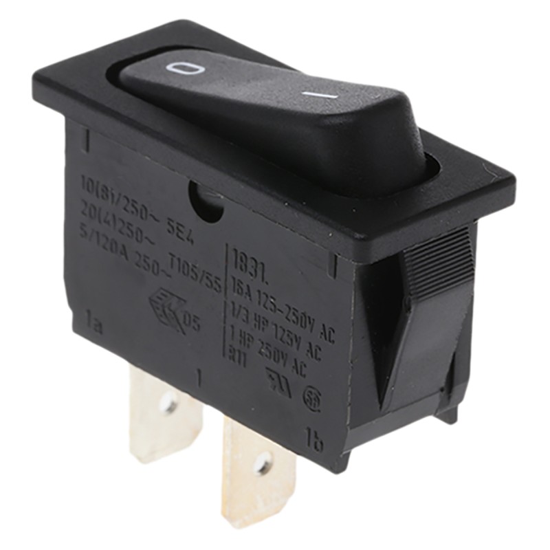 1 pcs - Marquardt SPST, On-None-Off Rocker Switch Panel Mount