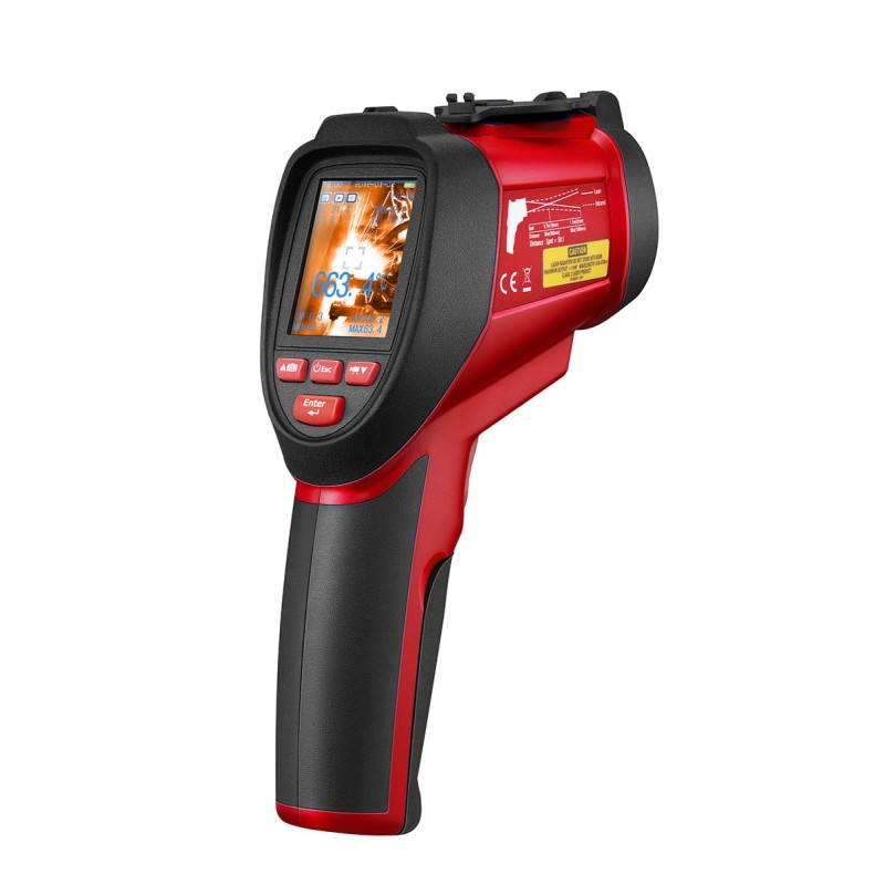 1 pcs - RS PRO RS-9862S Infrared Thermometer, -50°C Min, ±0.5 °C Accuracy, °C and °F Measurements