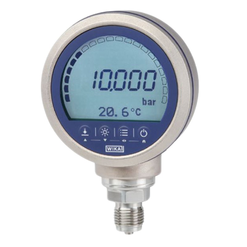 1 pcs - WIKA G 1/2 Digital Pressure Gauge 700bar Bottom Entry, 46885349, Wireless, 0bar min.