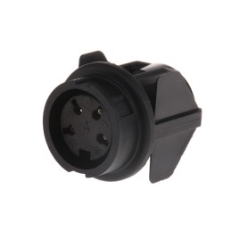 1 pcs - Amphenol Industrial Circular Connector, 4 Contacts, Panel Mount, M16 Connector, Socket, Female, signalmate C091 Series