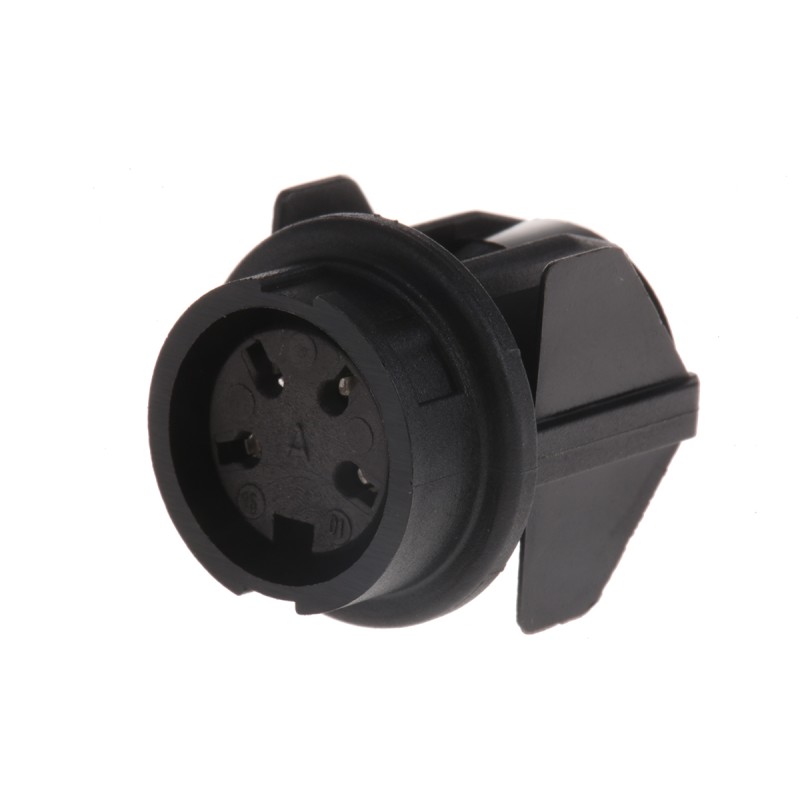 1 pcs - Amphenol Industrial Circular Connector, 4 Contacts, Panel Mount, M16 Connector, Socket, Female, signalmate C091 Series