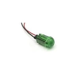 10 pcs : 655-2204-103F - LED Panel Mount Indicators 0.5in SnapIn PCB DOMED GREEN