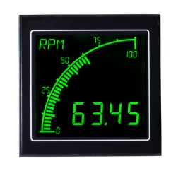 1 pcs - Trumeter APM LCD Digital Panel Multi-Function Meter for Current, Voltage, 68mm x 68mm