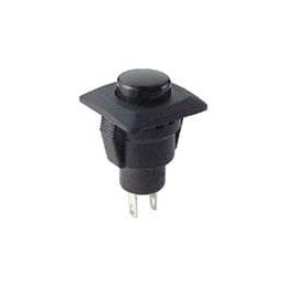 10 pcs : R13-510A-05-BB - Pushbutton Switches SPST OFF-(ON) BLACK