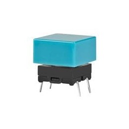 10 pcs : JB15KP-2G - Tactile Switches OFF-(ON) PC MOUNT FLAT BLUE CAP