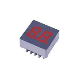 10 pcs : LDD-HTF304NI - LED Displays & Accessories .30' 7-seg,c/c H-Tmp 635nm Red Gry/Wh