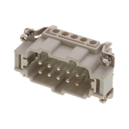 1 pcs - Molex Heavy Duty Power Connector Module, 16A, Male, 93601 Series, 10 Contacts