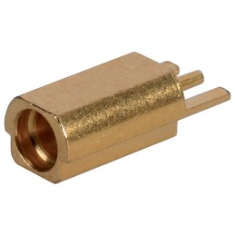 1 pcs - Huber+Suhner, jack Surface Mount MMCX Connector, 50Ω, Solder Termination, Straight Body