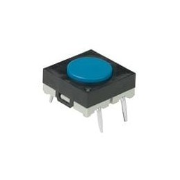 10 pcs : JB15HFP - Tactile Switches OFF-(ON) HI OPR FRCE FLAT BLUE BUTTON
