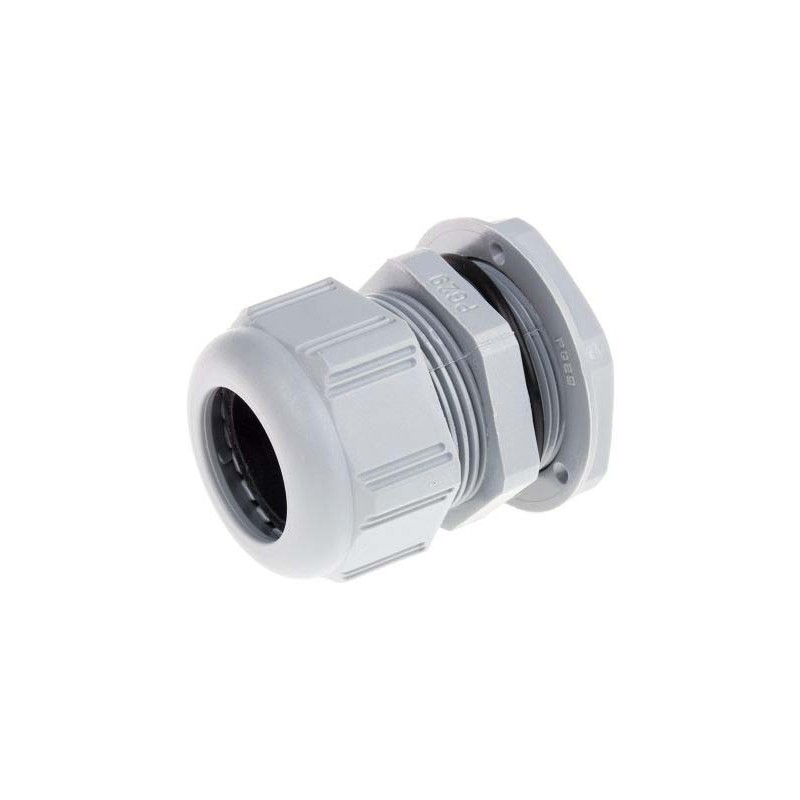 10 pcs - Legrand Grey Plastic Cable Gland, M25 Thread, 3.5mm Min, 6.5mm Max, IP66